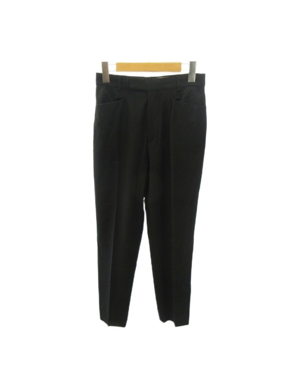 Gucci Pants Trousers Straight Zip Fly Wool Black 40